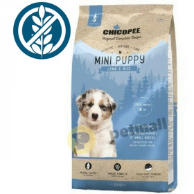 CHICOPEE Classic Nature Puppy Mini - пълноценна храна за кученца до 12 месеца от малките породи без пшеница с агнешко и ориз